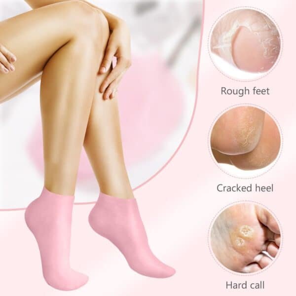 MEDIAS CALCETINES par en gel silicone moistturing