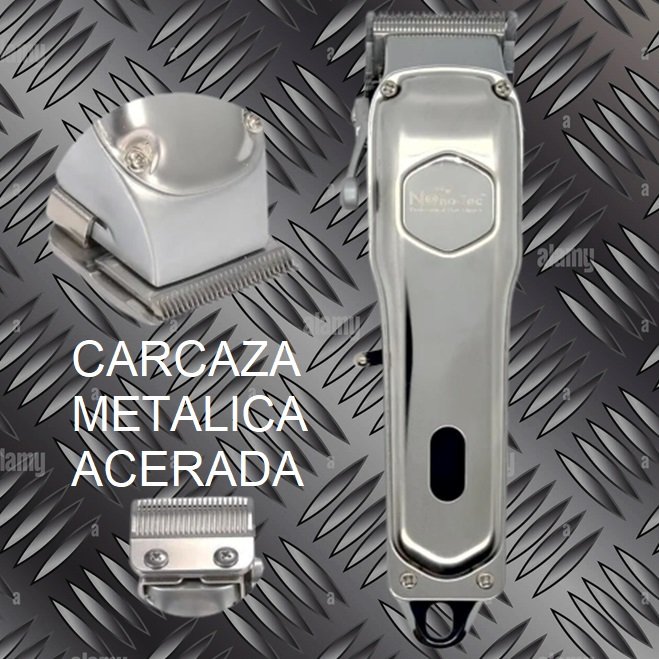 MAQUINA Peluquera acerada carcaza metal nanotec nt-cp624 - Imagen 2