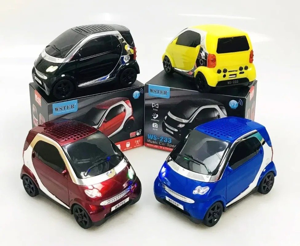 PARLANTE altavoz 5w Bluetooth WS-233 wster car coupe 14cmx8cm