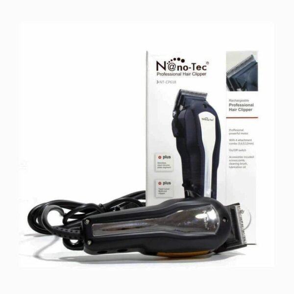 MAQUINA Peluquera Trabajo pesado nanotec nt-cp618 cable