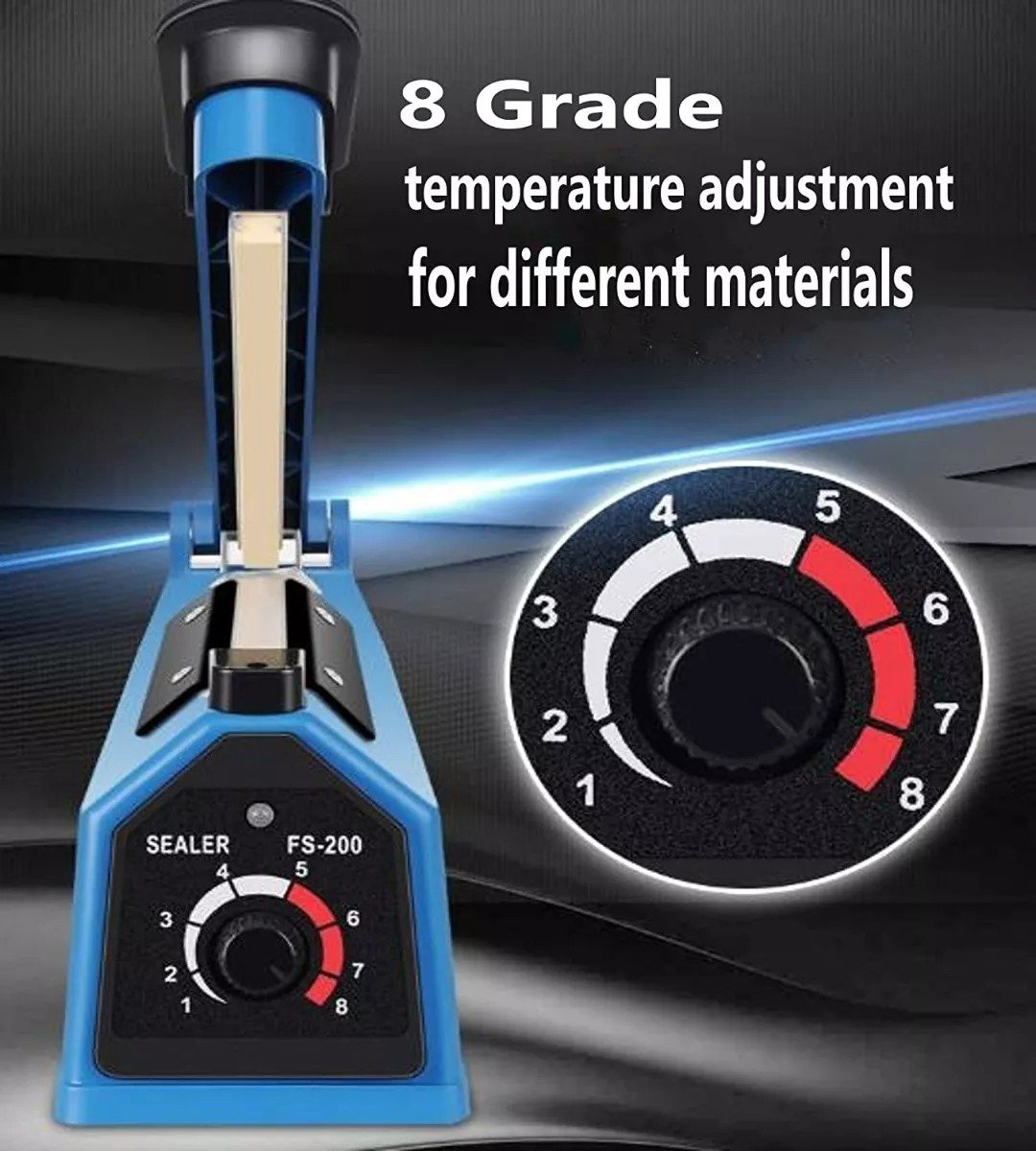 SELLADORA de bolsas 10cm impulse sealer pfs-100 - Imagen 8