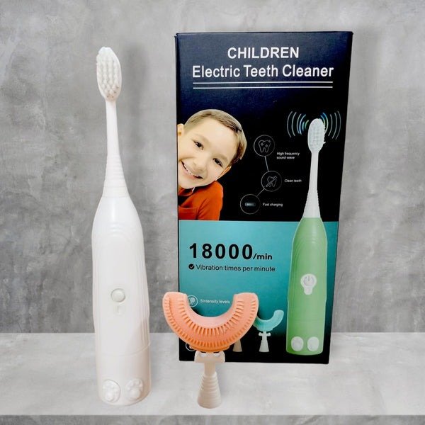 CEPILLO DENTAL  para niños en forma de U, cepillo eléctrico ultrasónico