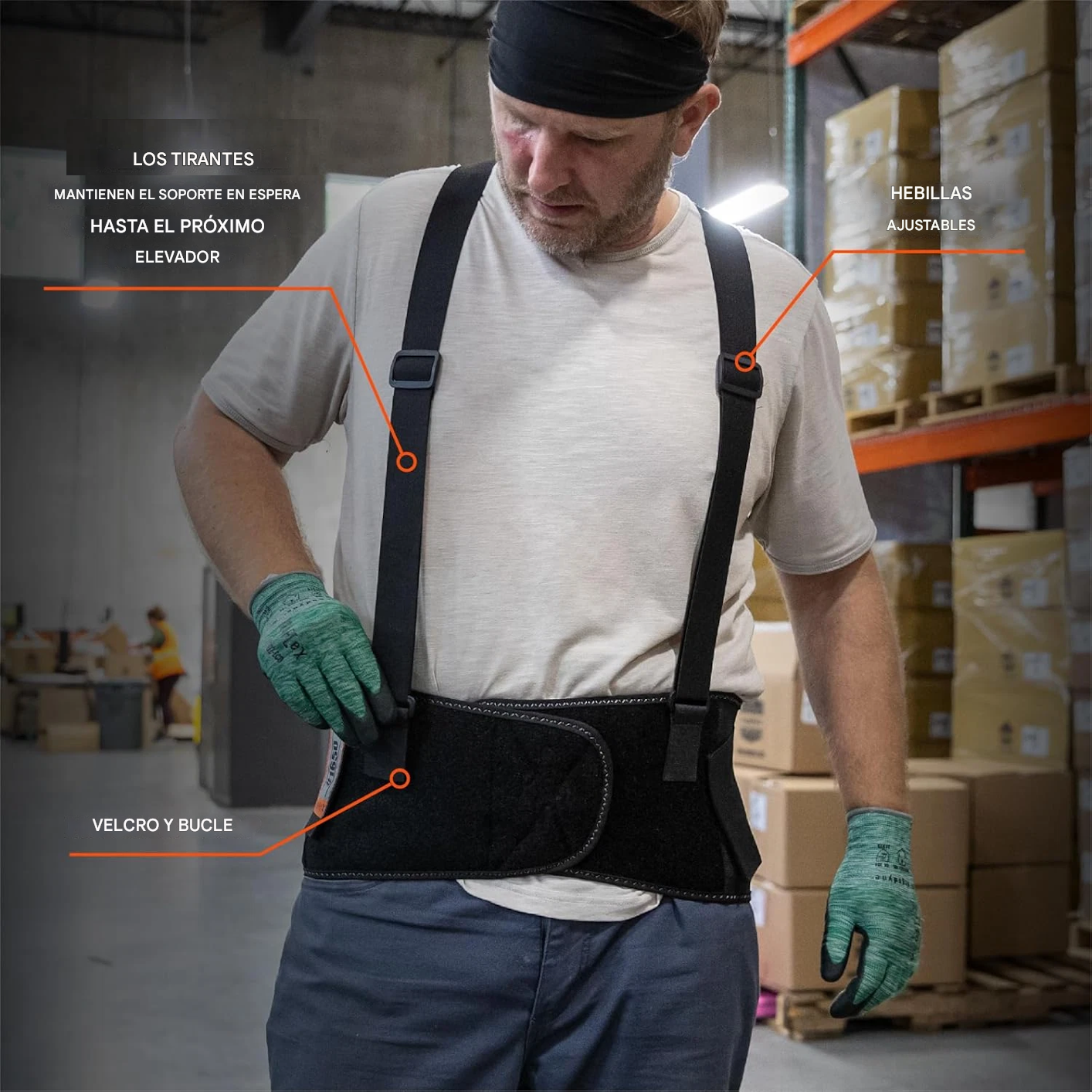 FAJA Carga y fuerza waist support 0776 - Imagen 11