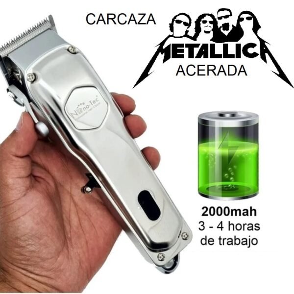 MAQUINA Peluquera acerada carcaza metal nanotec nt-cp624