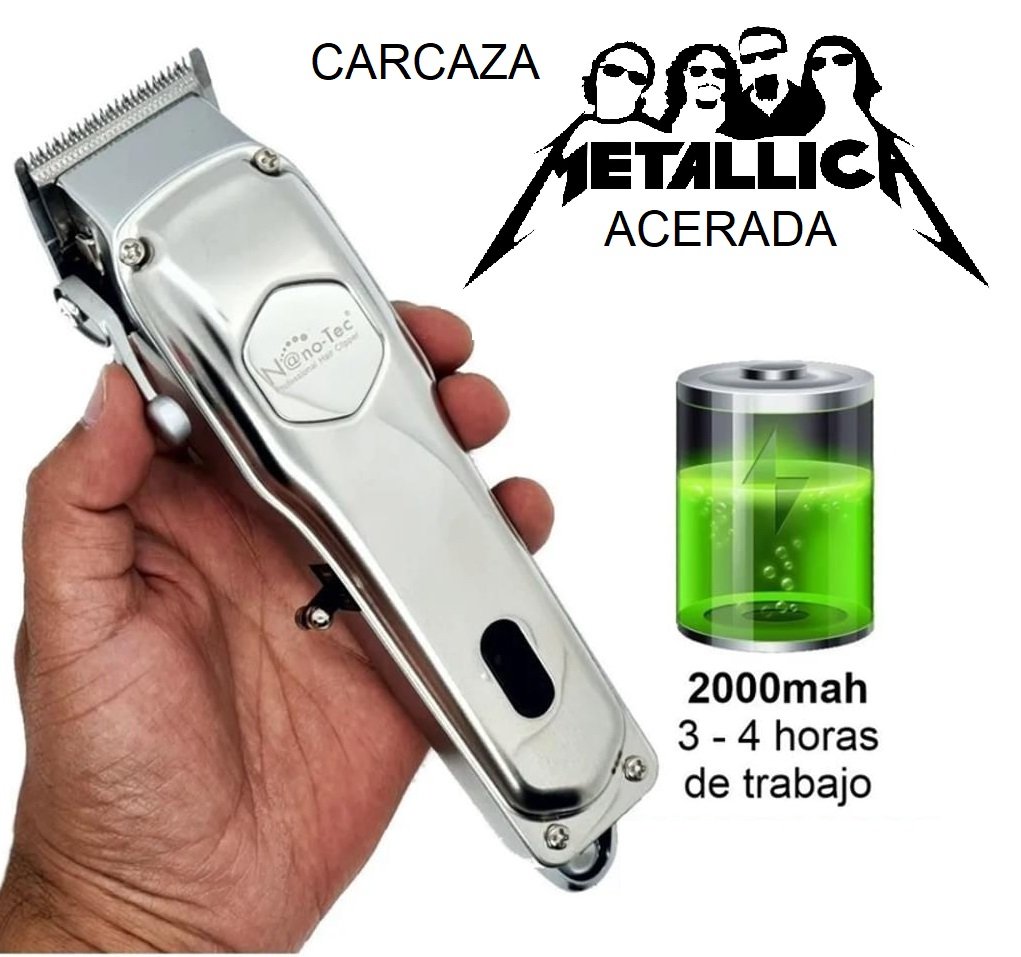 MAQUINA Peluquera acerada carcaza metal nanotec nt-cp624