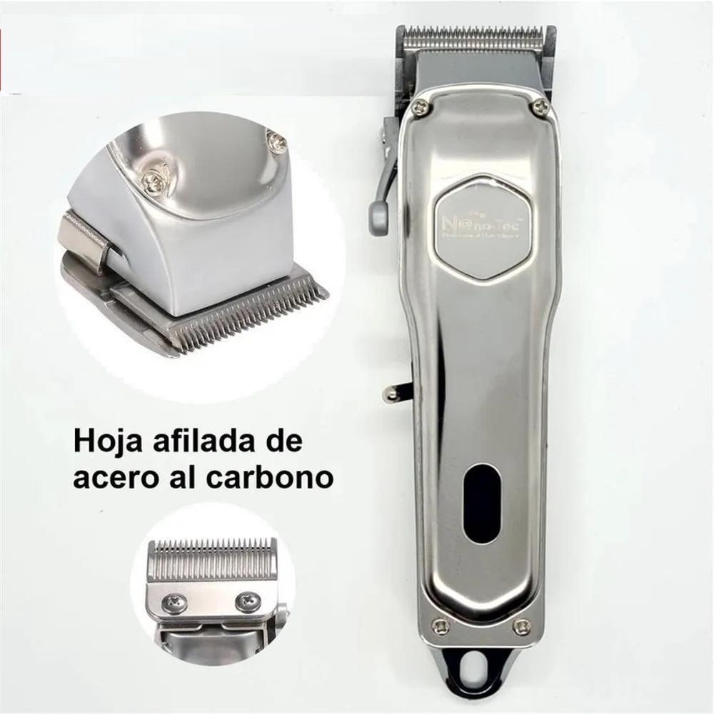 MAQUINA Peluquera acerada carcaza metal nanotec nt-cp624 - Imagen 5