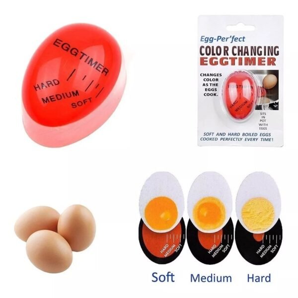 TEMPORIZADOR Huevos Medidor de Coccion Perfecta Egg Timer 2x15mil