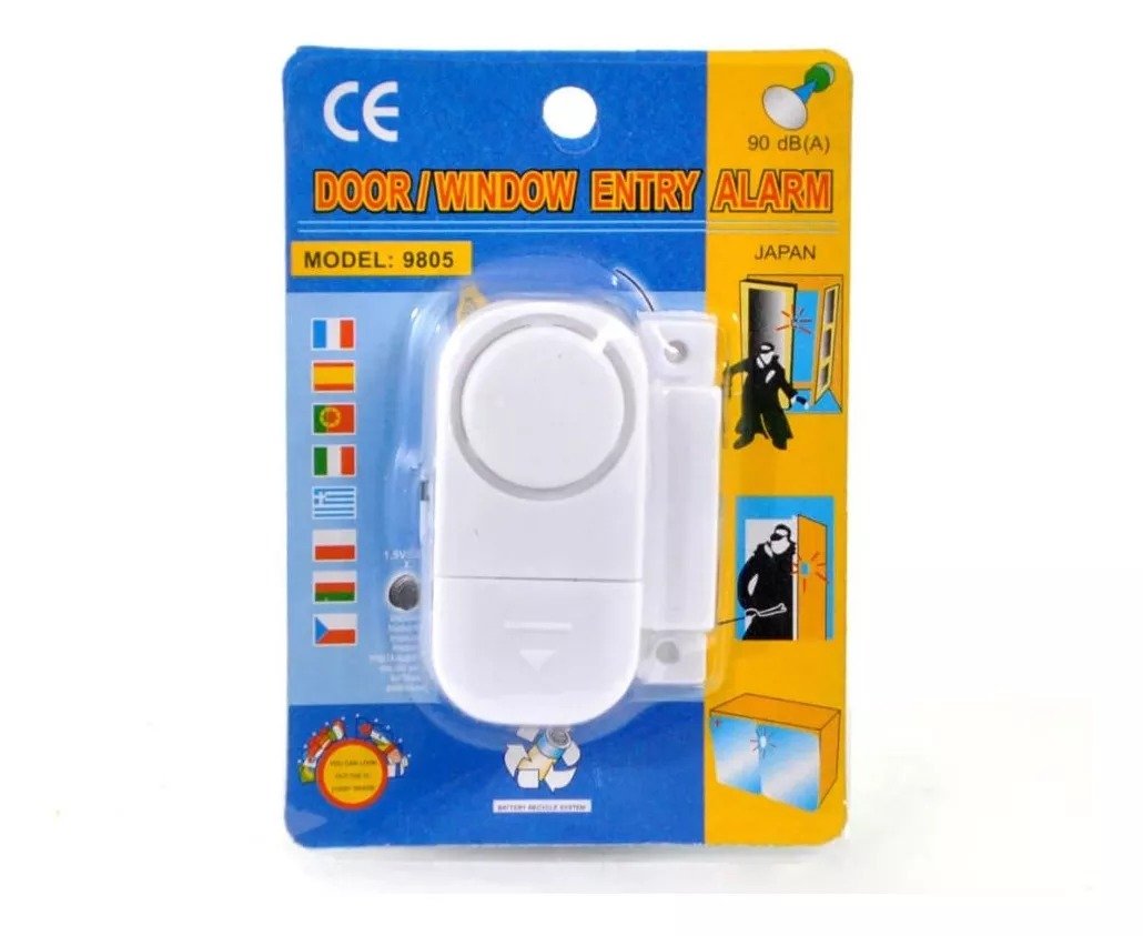 ALARMA Puerta ventana magnetico sensor 90db ref .8516 2x20mil - Imagen 2
