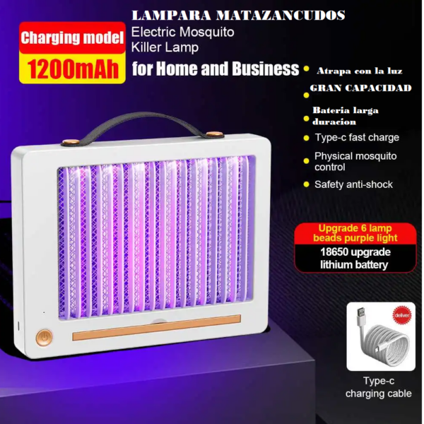 LAMPARA LED ELECTRICAL MOSQUITO MATAZANCUDOS KILLER y13