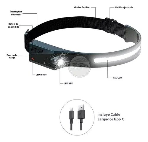LINTERNA MINERA Q-TL22 Sensor andowl - Imagen 4