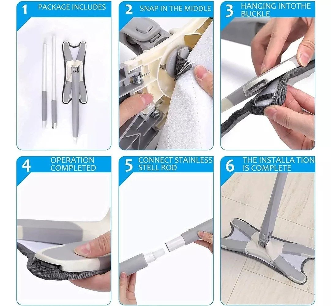 TRAPERO mopa autoescurrible trapeador fregona araña - Imagen 2