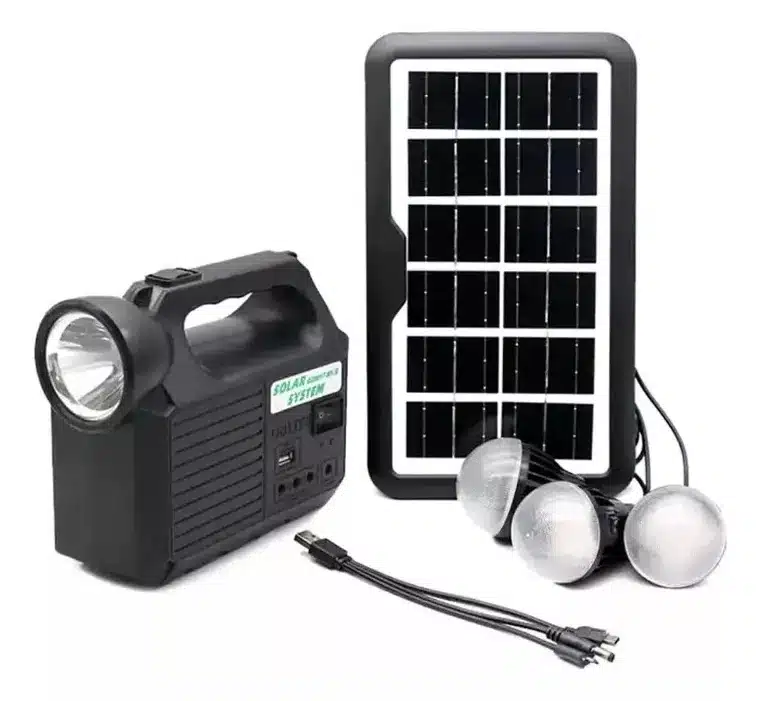 CARGADOR  PANEL SOLAR gdlite gd8017 MULTIFUNCIONAL - Imagen 3