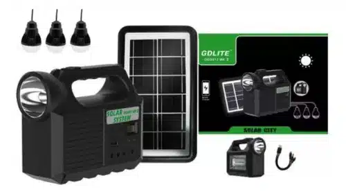 CARGADOR  PANEL SOLAR gdlite gd8017 MULTIFUNCIONAL - Imagen 4