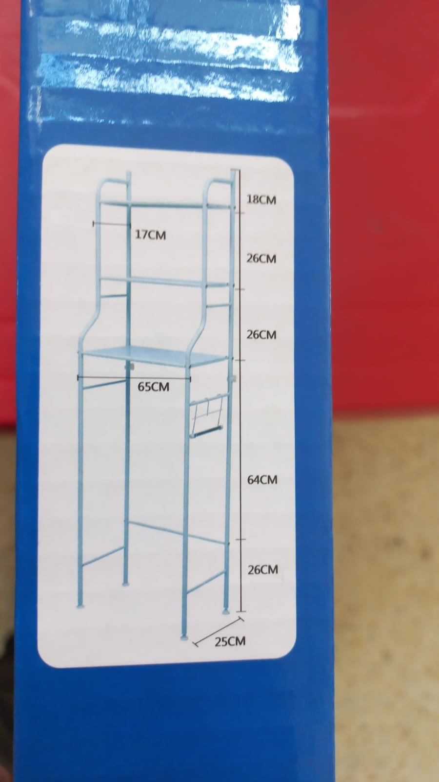 ORGANIZADOR baño o lavadora 3 niveles new toilet rack 166 cm alto - Imagen 6