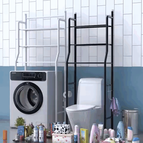 ORGANIZADOR baño o lavadora 3 niveles new toilet rack 166 cm alto