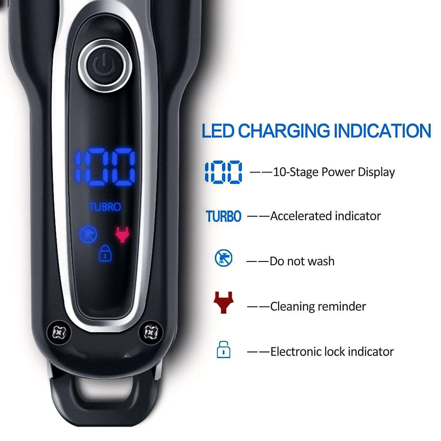 MAQUINA SURKER SK-805 Maquina peluquera recargable hair clipper - Imagen 6