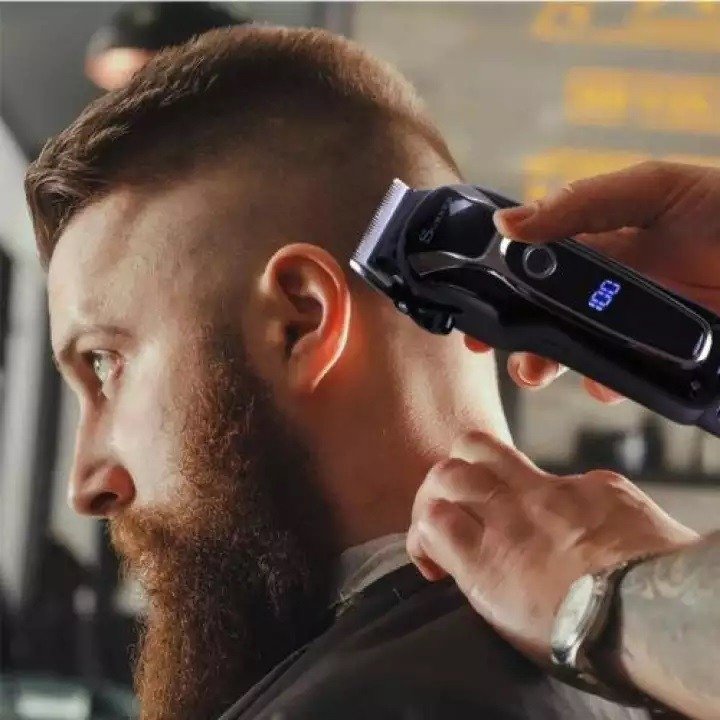 MAQUINA SURKER SK-805 Maquina peluquera recargable hair clipper - Imagen 3