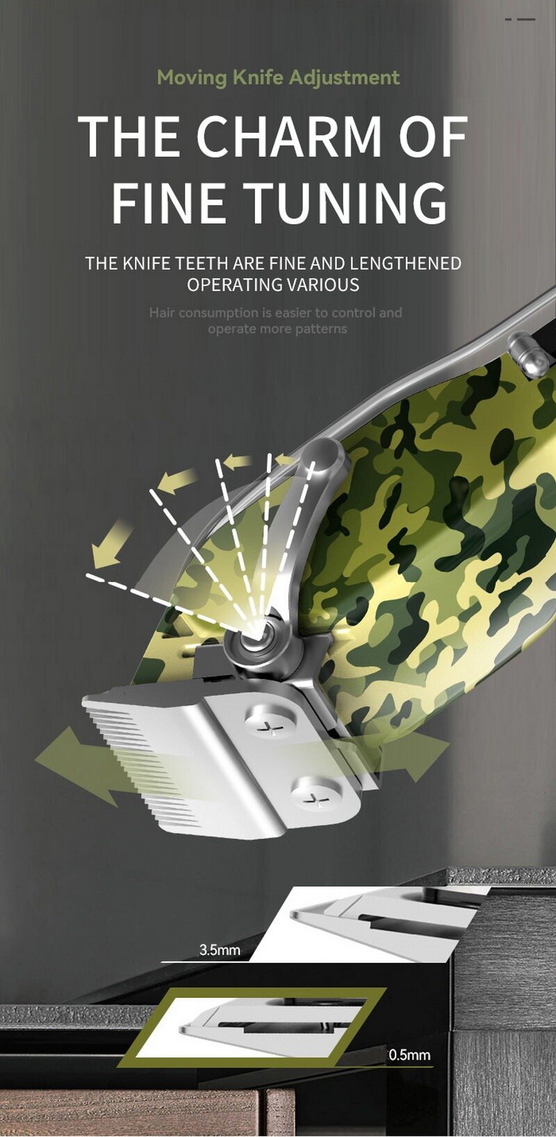 MAQUINA peluquera Kemei hair clipper km-1926 - Imagen 4