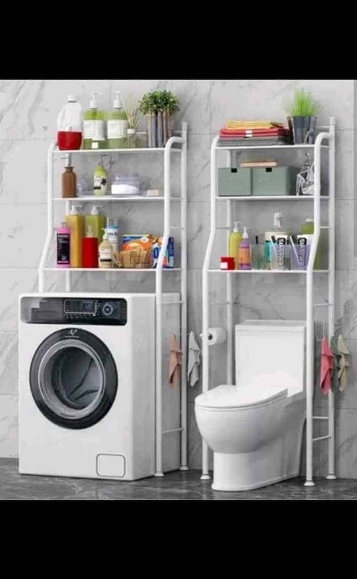 ORGANIZADOR baño o lavadora 3 niveles new toilet rack 166 cm alto - Imagen 3