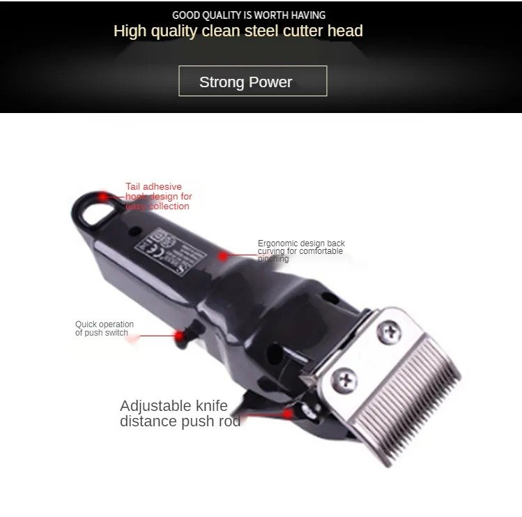 MAQUINA hengyuan corded clipper profesional Rfcd-808 - Imagen 4