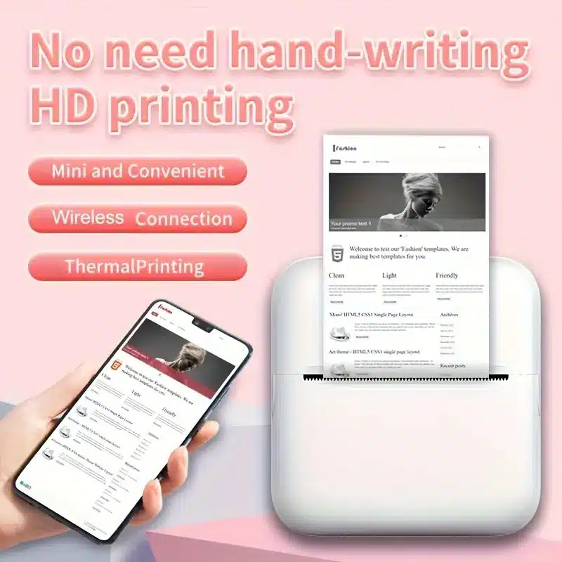 IMPRESORA TERMICA de bolsillo para celular bluetooth - Imagen 4