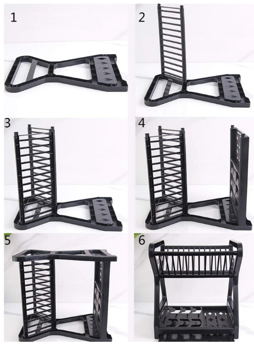 PLATERO ESCURRIDOR LOZA 2 Niveles con bandeja - Imagen 5