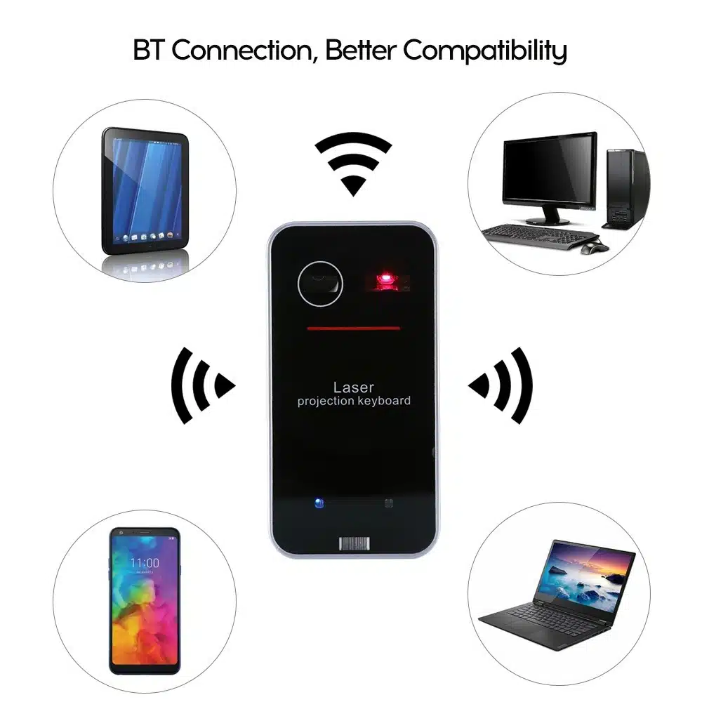 TECLADO LASER proyector virtual bluetooth usb - Imagen 7