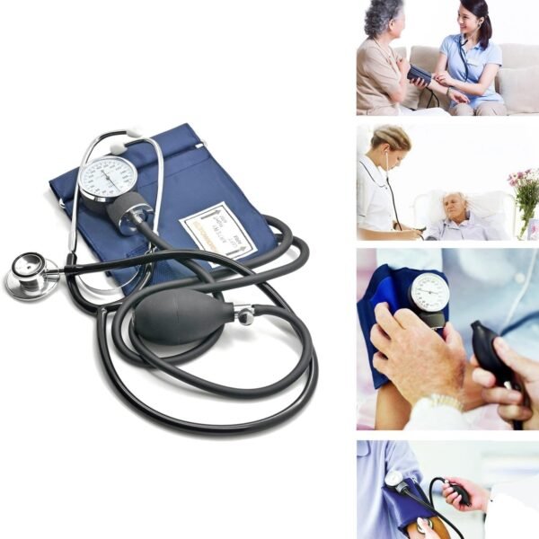 TENSIOMETRO Manuales con Estetoscopio Doble Campana, Esfigmomanómetro Aneroide