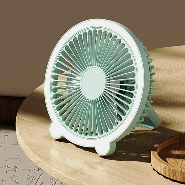 VENTILADOR LAMPARA colgable recargable pilas 20cm f2 - Imagen 3