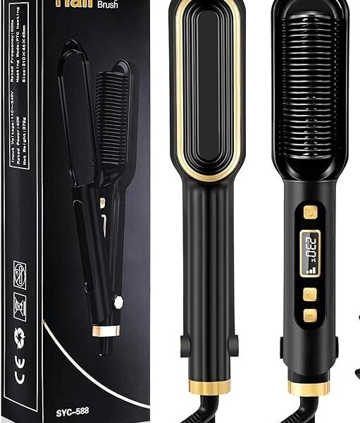PLANCHA PEINETA Alisador Pelo Calor 110v SYC-588 straightener brush