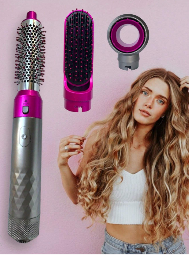 PISTOLA SECADORcepillo moldeador secador 3 en 1 profesional yx-156b - Imagen 3