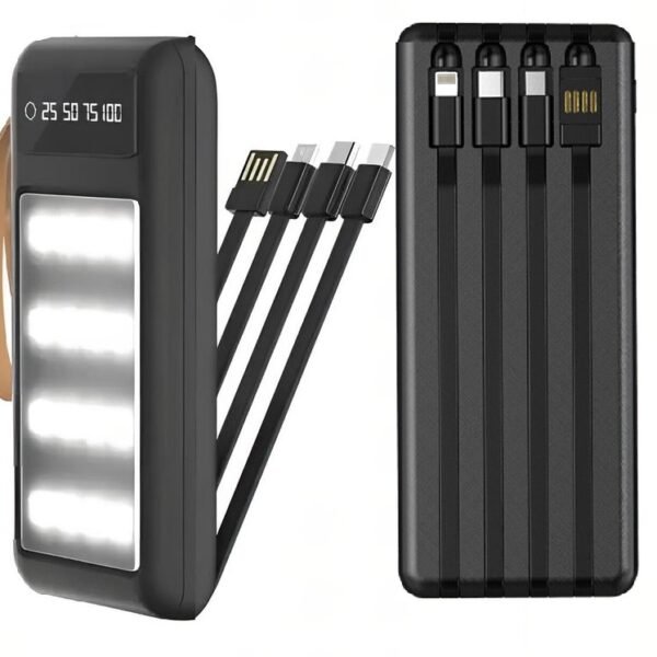 POWERBANK lampara 4 wire 10000mAh  rosa