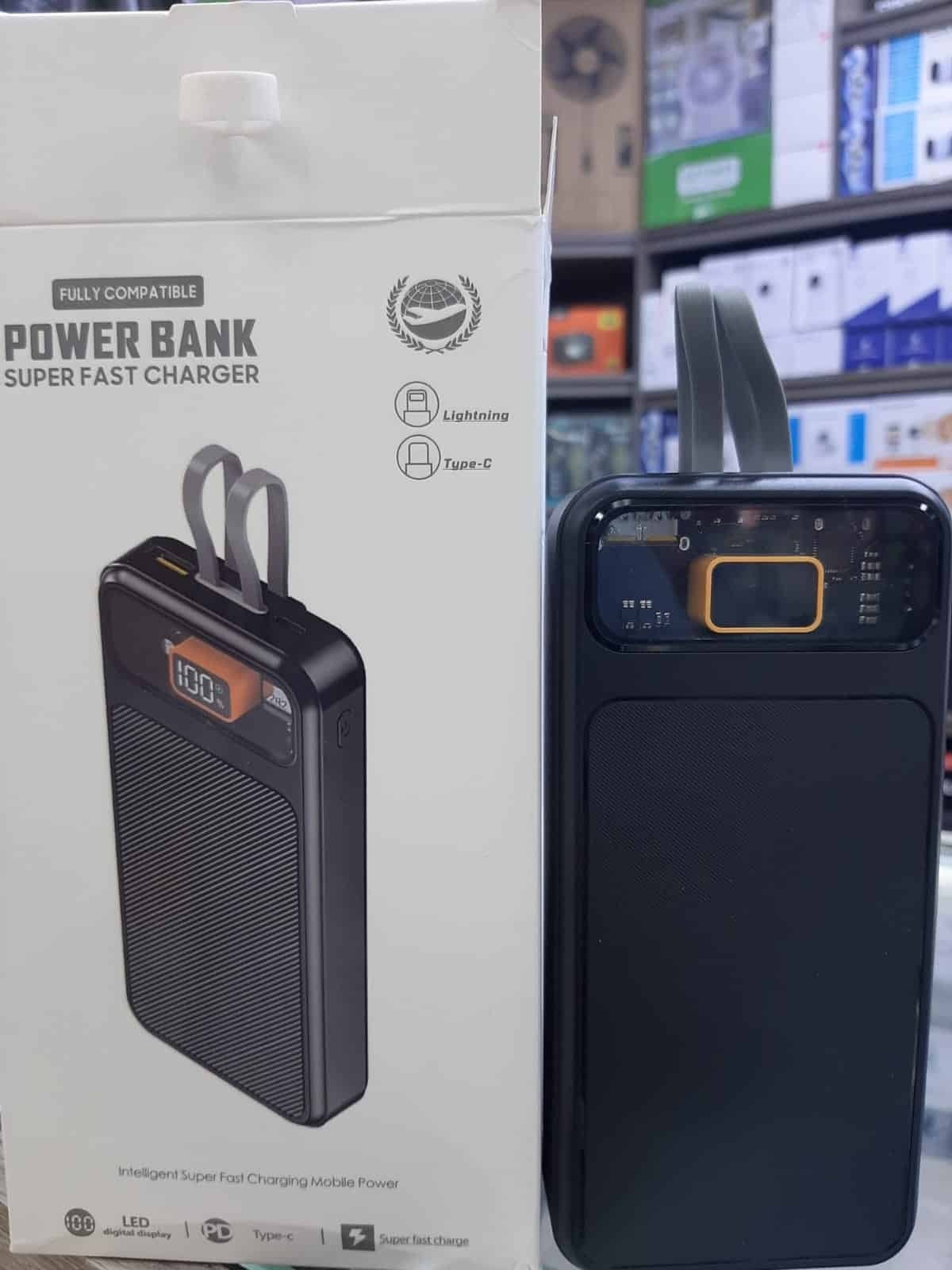 POWERBANK lampara 2wire 20000mAh tipo C iphone - Imagen 5