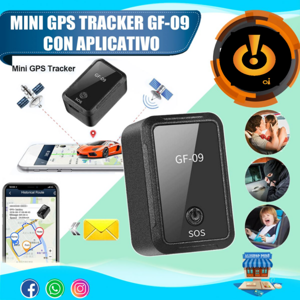 LOCALIZADOR GPS Simcard audio gf-09