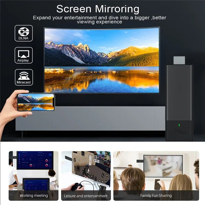 TV stick 4GB RAM 32ROM Convertidor de tv en Smartv android 12 wifi 2.4/5g - Imagen 3