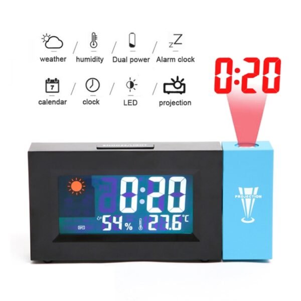 RELOJ proyector 8290 color screen calendar