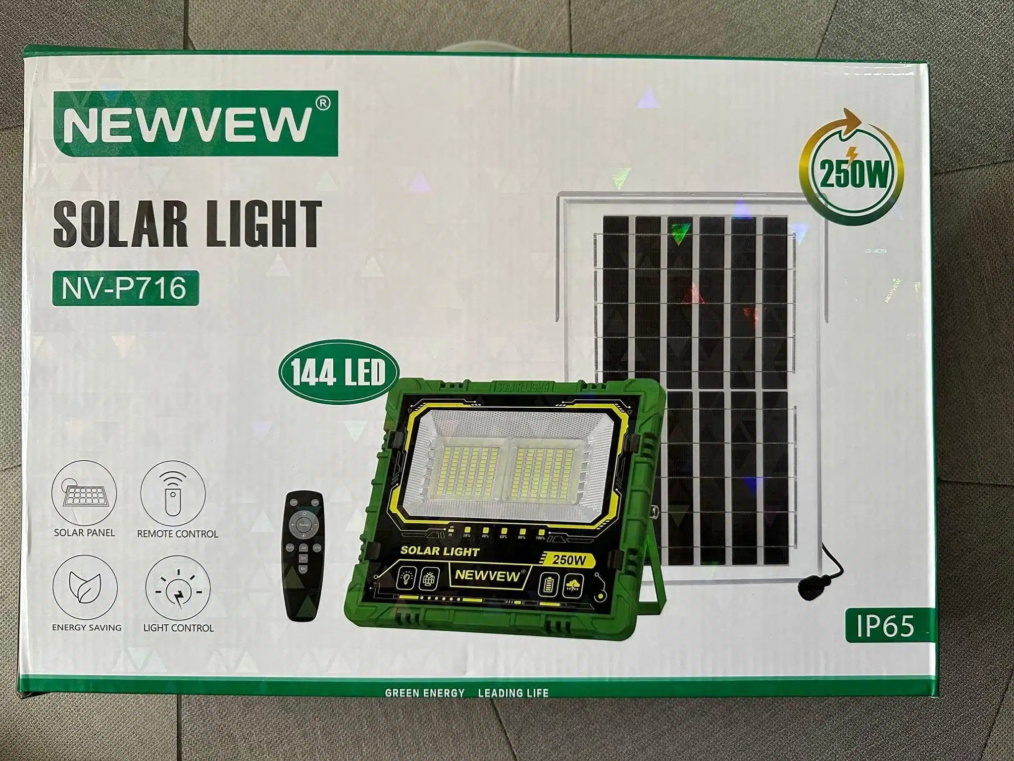 REFLECTOR panel solar NV-P716 144led 250w ip65
