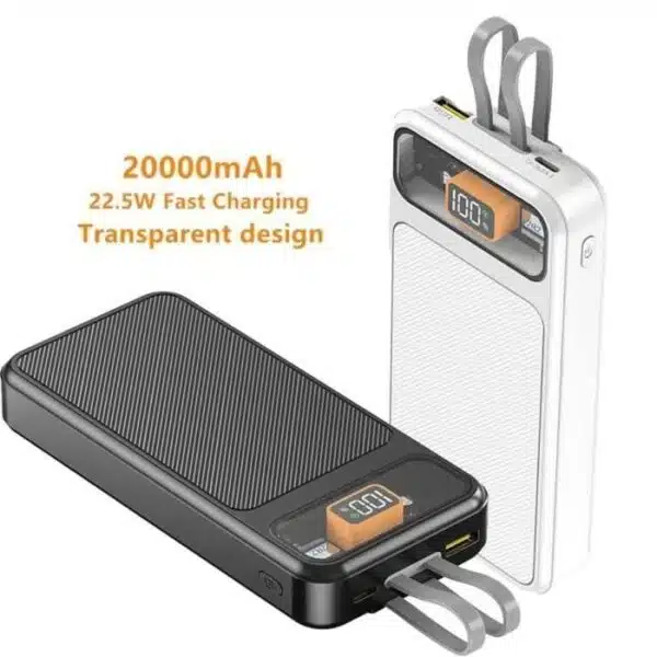POWERBANK lampara 2wire 20000mAh tipo C iphone