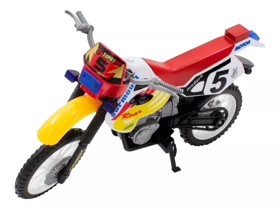 MOTOCICLETA a escala replica enduro pasta motocross - Imagen 6