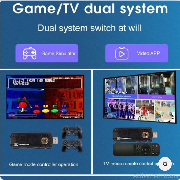 GAME BOX Convertidor de tv en Smartv mas consola juegos - Imagen 7