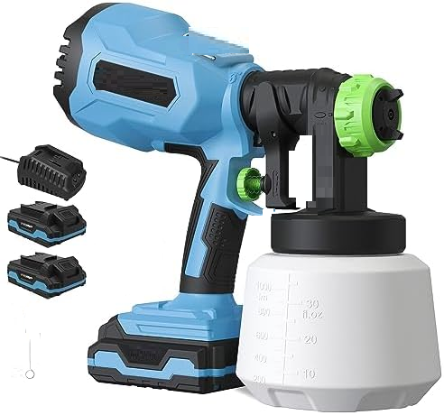 PAINT ZOOM compresor pintura inhalambrico cordless paint spary gun 2 Pilas recargable