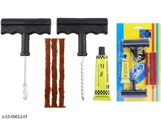 Kit de reparación de pinchazos para neumáticos de coche y biciclet