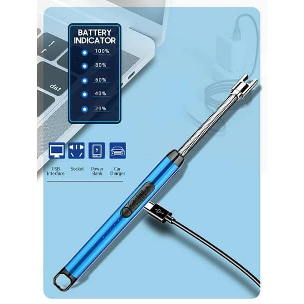 ENCENDEDOR DE LUJO ARCO DE PLASMA recargable usb arc bbq