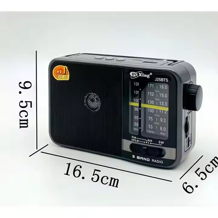 RADIO AM FM panel solar icf-1bts am/fm/sw 14cm (copia) - Imagen 3