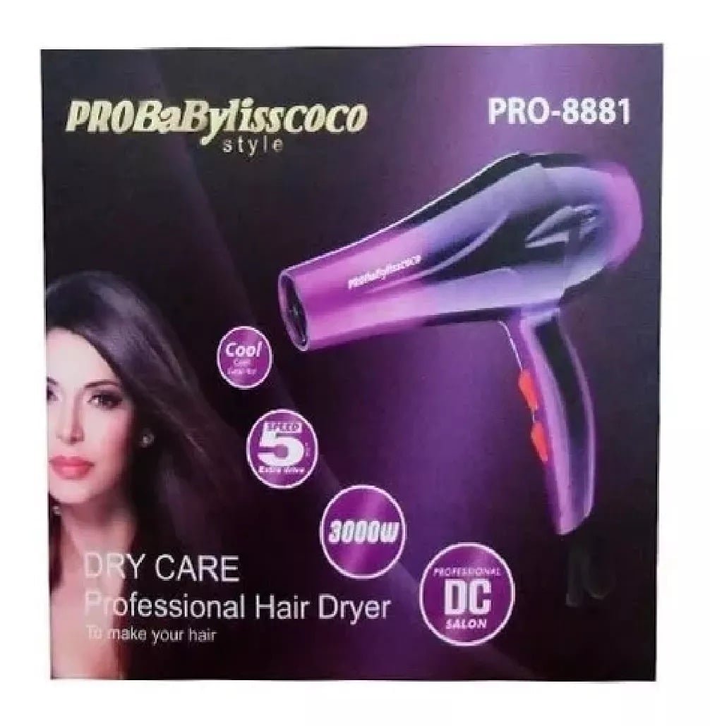 PISTOLA SECADOR tipobabyliss coco pro 8881
