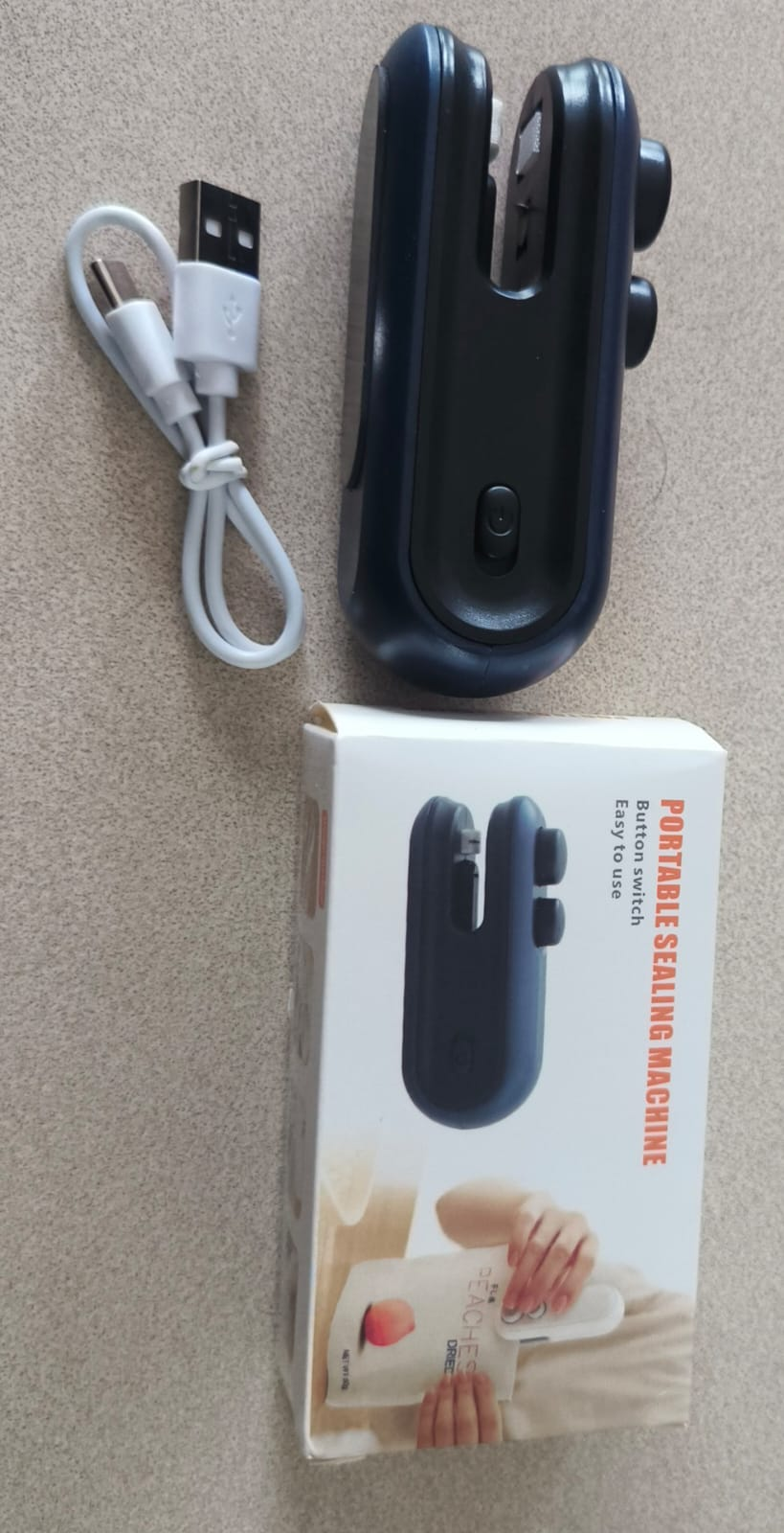 SELLADORA MANUAL PARA BOLSA RECARGABLE CORTADOR PORTABLE SEALING MACHINE - Imagen 2