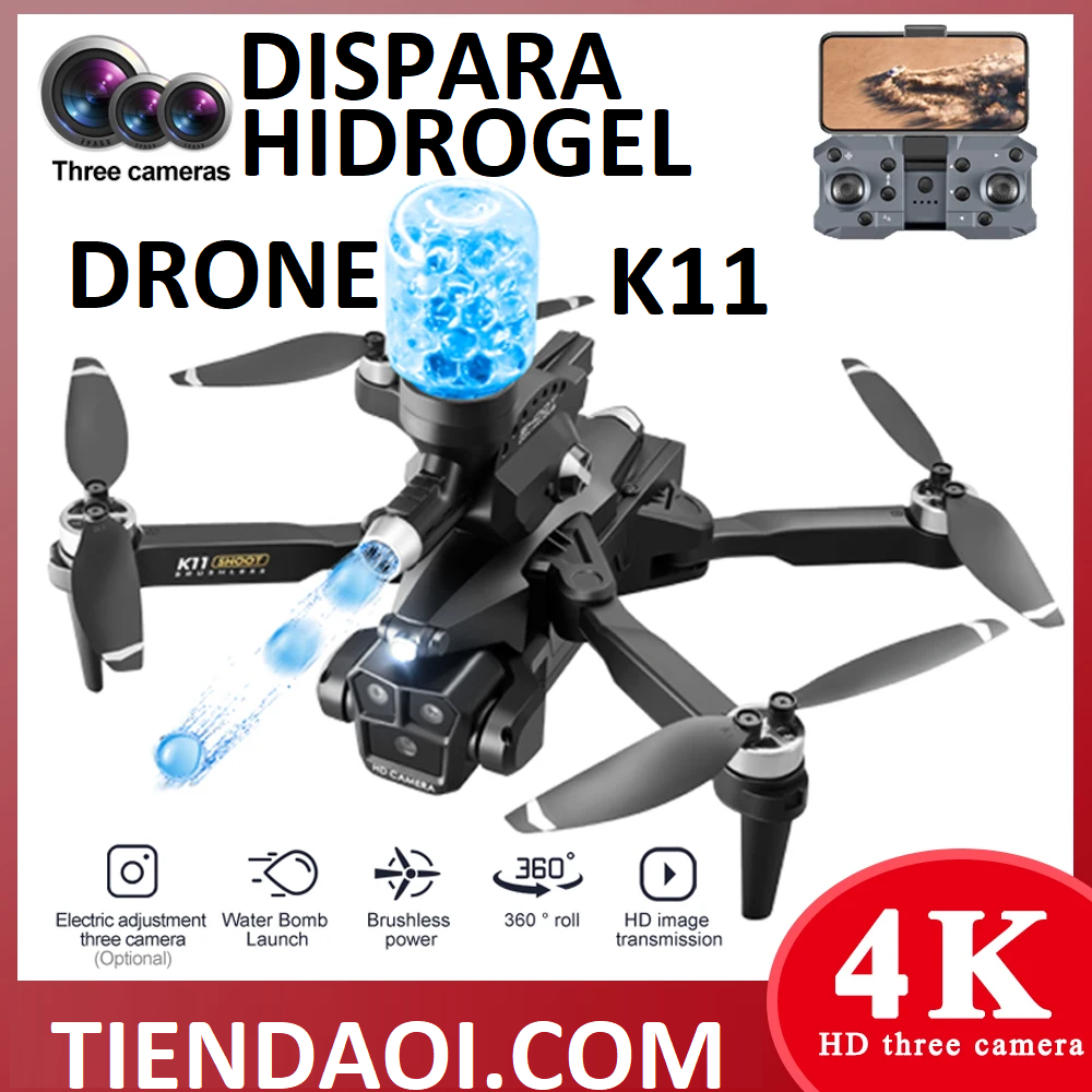 DRONE k11 bombadea bolas hidrohel-3cámara 8K , ANTIobstáculos, fotografía aérea,