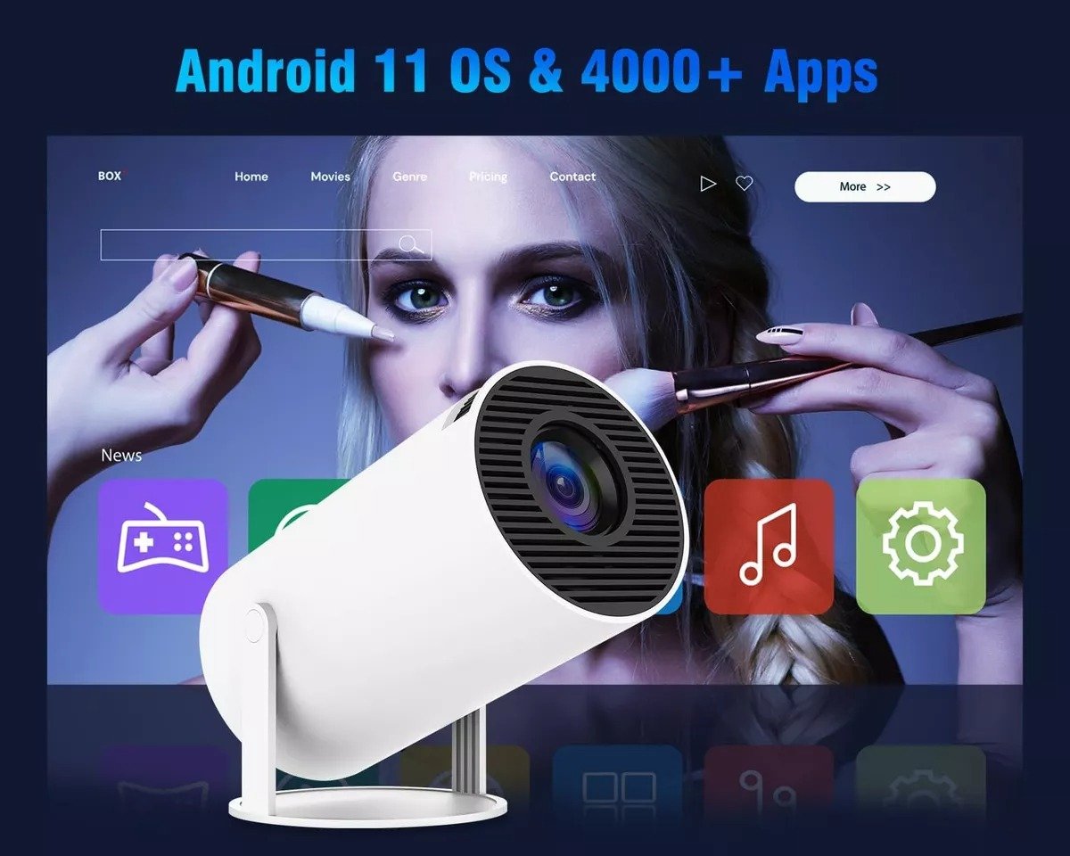 PROYECTOR hy300 Android 11 Bluetooth Wi-fi 6 4k Uhd - Imagen 3