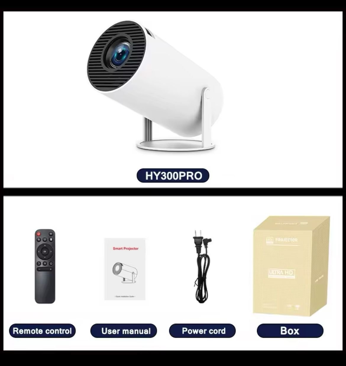 PROYECTOR hy300 Android 11 Bluetooth Wi-fi 6 4k Uhd - Imagen 6