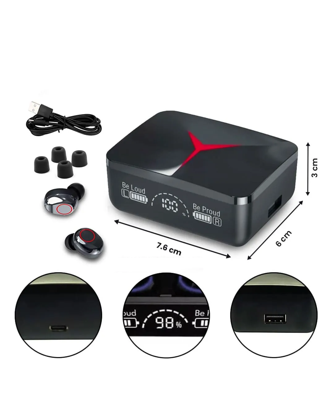 AURICULAR m90 pro Bt gamer 2x49mil - Imagen 7